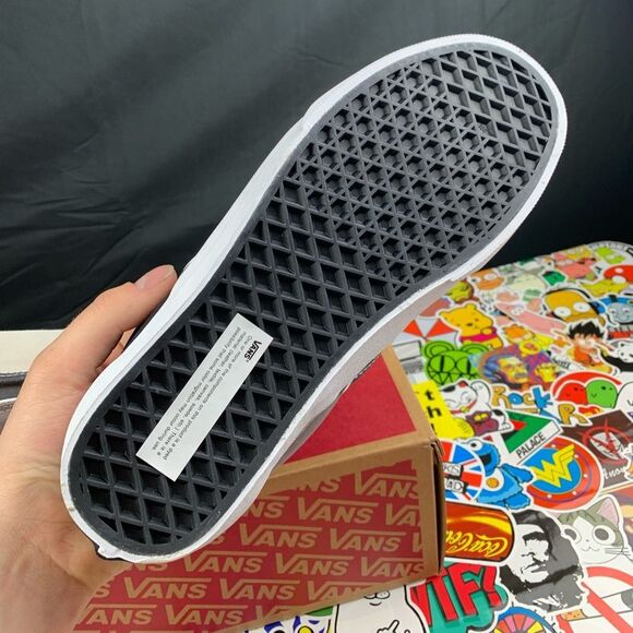 Van's Slip-on Mix Match Gry Blk Wht Various Sizes - Picture 4 of 9